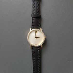 Movado Museum Diamond Gold Women's Watch 0607307